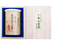 Pull top-can in wooden box
