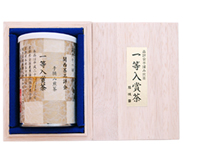 Pull top-can in wooden box