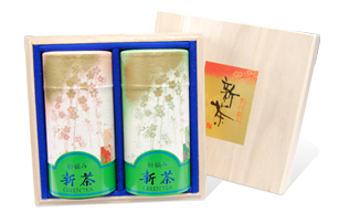 Hatsuzumi new season Designed spring in Japanese paper can